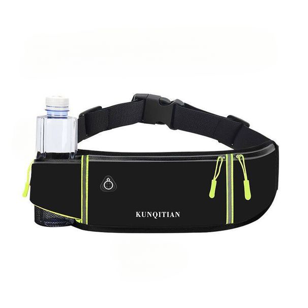 New Sports Running Waist Multifunctional Phone Outdoor Equipment, Invisible Close-fitting Waterproof Belt Bag, Water_desvips.com