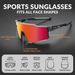 ROCKBROS Bicycle Polarized Sunglasses, Cycling Glasses for Men and Women, UV400 Protection_desvips.com