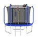 8Ft Basketball Hoop, ASTM Approved Reinforced Type Outdoor Trampoline With Enclosure Net_desvips.com