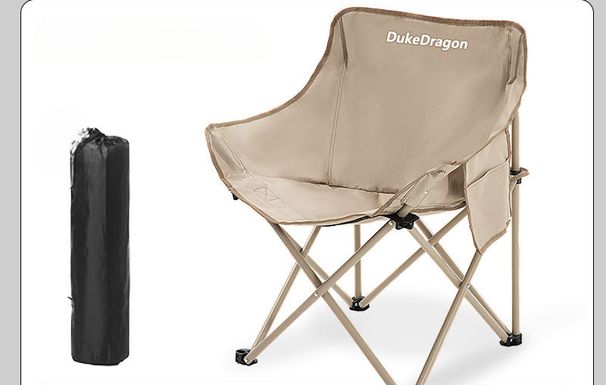 Portable And Set Camping Picnic Outdoor Folding Egg Roll Table High Back Moon Chair_desvips.com