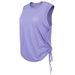 Sleeveless Drawstring Running Sports Vest Summer Thin Loose Quick-Dry Cover-Up Yoga Fitness Top_desvips.com