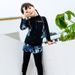 2020 Children's Swimwear Older Kids, Quick-dry Two-piece Sun-protective Swimsuit, Long-sleeved Long-pants, Waterproof_desvips.com