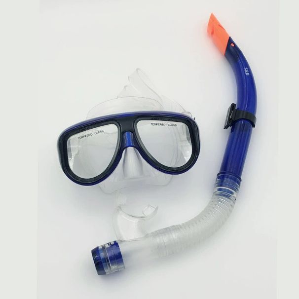 Diving Snorkel, Set, Snorkeling Essentials, Diving And Swimming Goggles, PVC, Clear Underwater Lenses For The Seaside_desvips.com