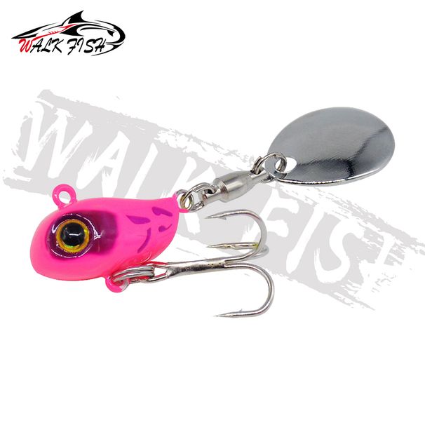 WALK FISH New VIB 10g Spinning Metal Tail-spinner Fishing Lures Spinnerbait Artificial Bait Carp Fishing Accessories Swimbait_desvips.com