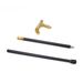 gold lion head handle decorat stick for man party cane women elegant fashionable walking stic no sword_desvips.com