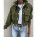 Women's Clothing autumn and winter new motorcycle jacket coat short tops _desvips.com