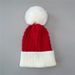 European And American Style Knitted Autumn Winter Warm Pom Hat Merry Christmas Bell H_desvips.com