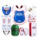 Children's Fighting Sanda Protective Gear Full Set Girls Boxing Helmet Chest Protector Genitals Taekwondo Fighting Training Protective Gear_desvips.com