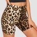 Women’s Clothing New Style Fashionable Sexy Leopard Print Snake Print Hip Shorts Casual Pants Leggings_desvips.com