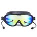 Large frame swimming goggles anti-fog ear plugs silicone swimming goggles swimming glasses_desvips.com