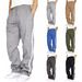 Men's And Casual With Velvet, Color Blocking, Tied Ankle Pants, Loose Workwear, Sports Pants For Men_desvips.com