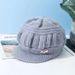 Old Lady Women, Autumn Winter Knitted Casual Fashion Mom Hat, Thickened Fleece-lined Warm Wool Hat For Middle-aged And_desvips.com