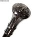 Antique Silver Crown Sword Round Handle Walking Cane - Detachable Vintage Walking Stick Cosplay Prop For Men And Women_desvips.com