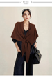 Lazy Going Out On The Street, Including Wool Triangle Scarf, Women's Autumn And Winter Neck Guards, Warm Neck Scarves, Solid Color Shawls_desvips.com