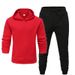 Men's Clothing men's casual sports fitness solid color sweatshirt suit hooded sweatshirt_desvips.com