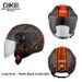 Qike Electric Bike Helmet Unisex Half Helmet Three Quarter Motorcycle Helmet Winter Warm Safety Helmet For Men And Women_desvips.com