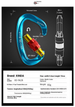 XINDA CE Certified D-type Screw-lock Carabiner, 25KN Load Capacity, Climbing Safety Hook, EU Standard Outdoor Hook_desvips.com