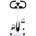 Compact Home Exercise Bike - Electronic Console Display - Durable Metal Frame - Adjustable Saddle - Non-Slip Pedals - Simple Resistance Mechanism_desvips.com