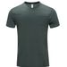 Nylon Quick-Dry T-Shirt For Men, Loose Fit, Round Neck, Summer Ice Silk Training Shirt, Base Layer, Running, Sports,_desvips.com