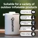 Qunature Electronic Wireless Inflator Air Compressor Portable Outdoor Camping Tools Inflation Pump Cushions Sleeping Mat_desvips.com