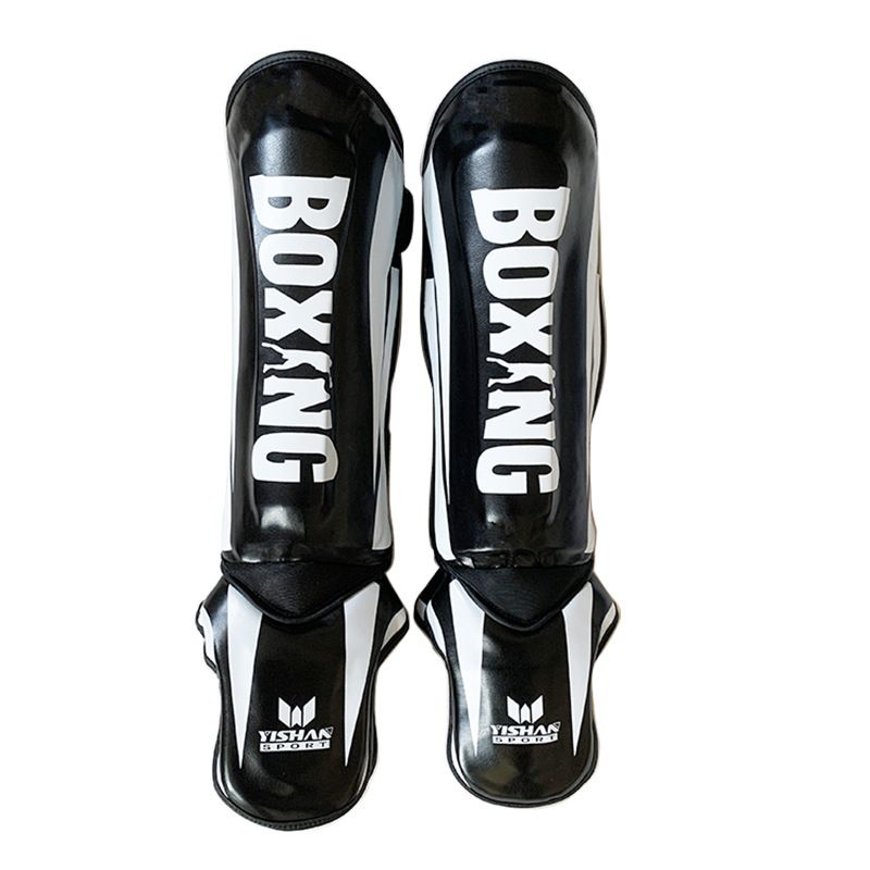 Muay Thai Legguard Sanda Instep Shinguard Adult Boxing Training Thicken Fighting Guard Taekwondo Legguard_desvips.com