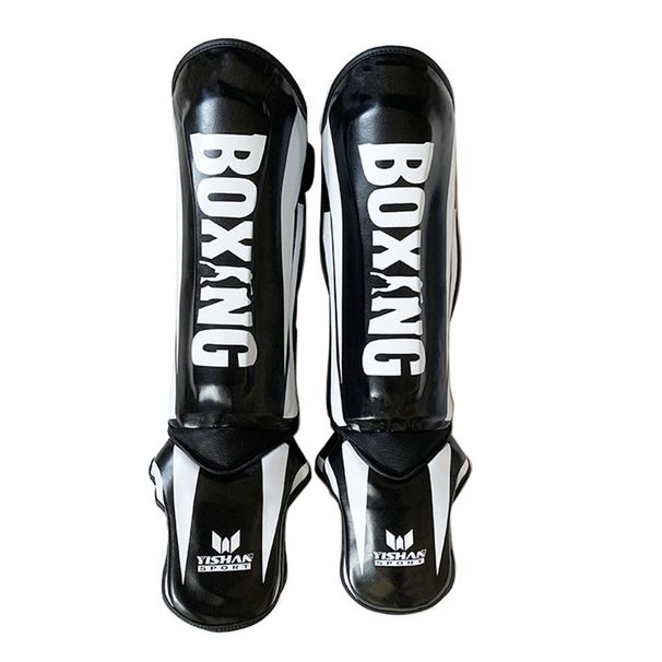 Muay Thai Legguard Sanda Instep Shinguard Adult Boxing Training Thicken Fighting Guard Taekwondo Legguard_desvips.com