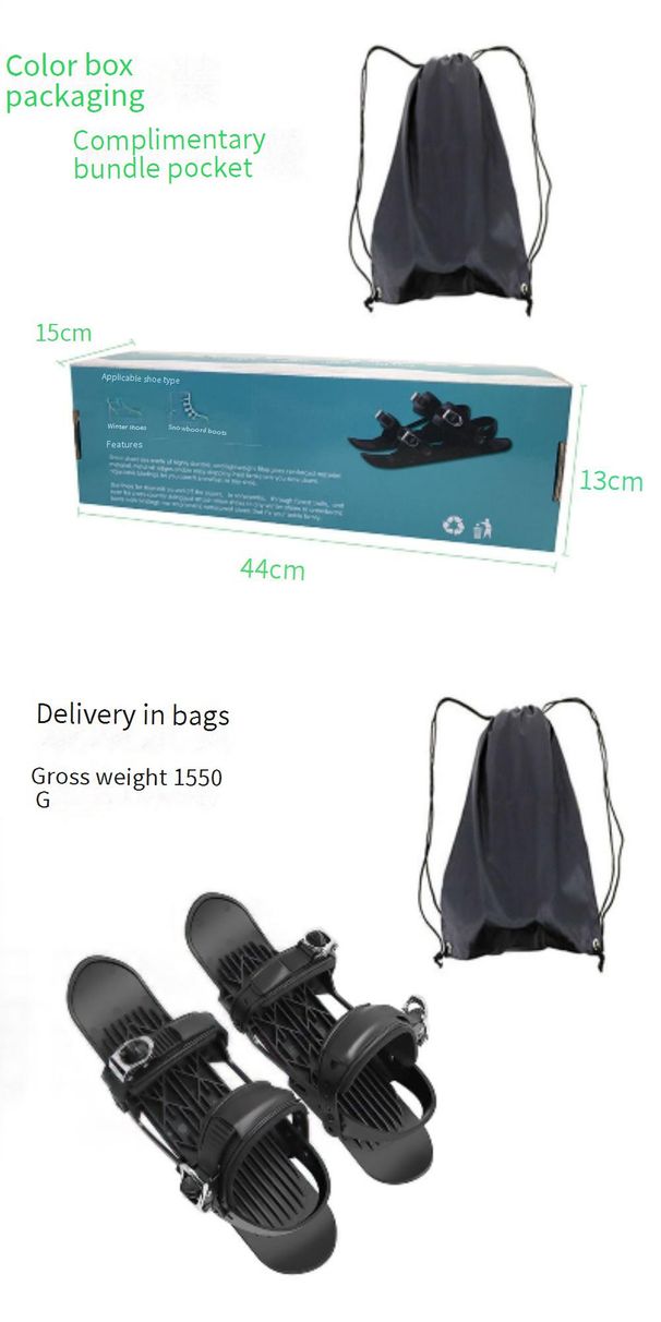 Versatile Snowboard For Kids & Adults - Lightweight, Durable & Portable For Freestyle Skiing & Snow Play_desvips.com