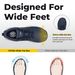 FitVille Wide Men's Water Repellent Golfing Sneakers Casual No-Slip Spiked Golf Shoes With Arch Support Footwear_desvips.com
