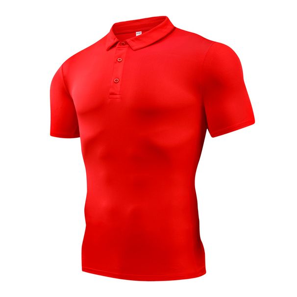 Men's Fitness Clothing, Quick-dry, High-elasticity Milk Silk Tight-fitting Top, Sports Short-sleeve Training T-shirt,_desvips.com