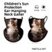 Quick Drying Outdoor Half Face Mask Motorcycle Riding Triangular Scarf Animal Print Children's Sun Protection UV Protection_desvips.com