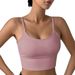 Summer Thin Camisole With Built-in Chest Pad, One-Piece Beautiful Back, Barely-There Feel Sports Bra, Shockproof Fitness_desvips.com