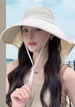 Wide Brim Women, Face Covering Shawl, UV Protection, Summer Sun For Cycling, Outdoor Sunshade, Hiking Hat, Cool Hat_desvips.com