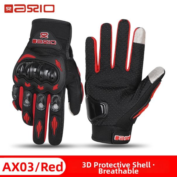 Road Motorcycle Anti Fall, Anti Slip, Breathable Riding Mountain Bike Summer Racing Motorcycle Full Finger Gloves_desvips.com