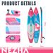 Inflatable Surfboard SUP Travel Portable NEZHA SURF 12’6” Stand-Up Paddle Board_desvips.com