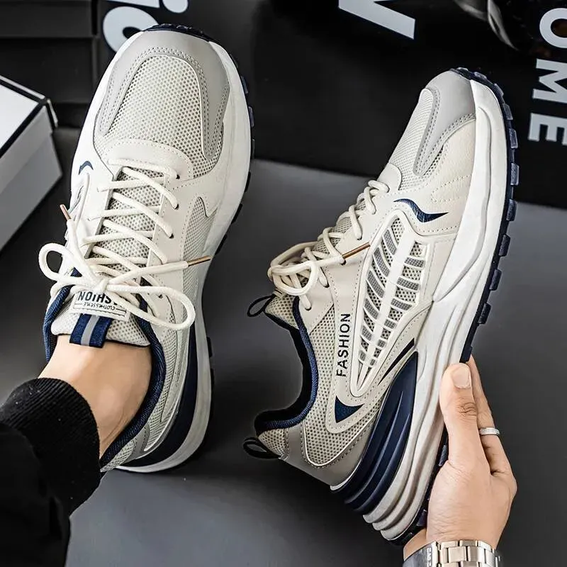 Men's Summer Casual Breathable Me Thi Bot Running Oes Faionable Versatile Dad Sneakers Spor Low Top Ddmysaturn_desvips.com