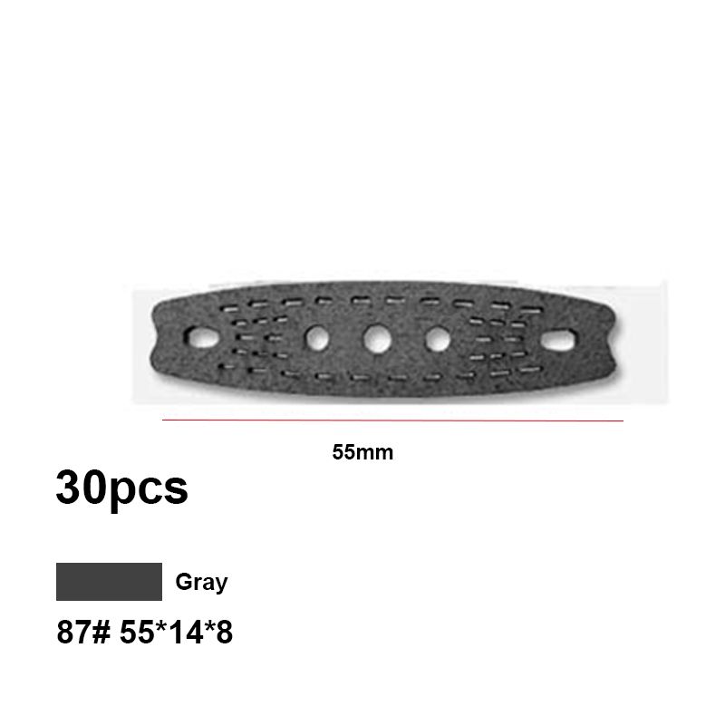 30 Pcs Pouch Non-slip Pocket Rubber Band PU Leather Outdoor Slingshot Shooting Accessories_desvips.com