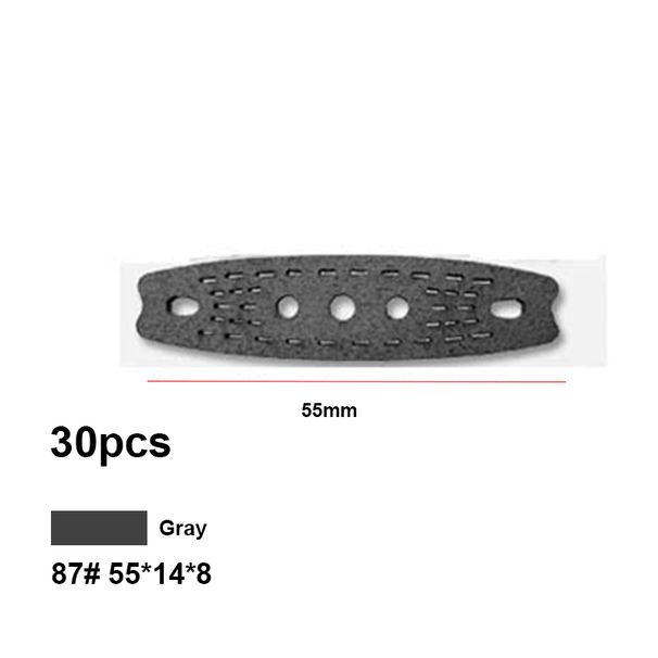 30 Pcs Pouch Non-slip Pocket Rubber Band PU Leather Outdoor Slingshot Shooting Accessories_desvips.com