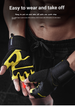Men's Half-finger Sports Equipment Training, Iron Horizontal Bar Pull-up, Anti-cocoon Protection, Palm Guard, Wrist Guard, Power Belt_desvips.com