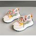 Spring Autumn 2027 Fashion Sneakers Women Low Top Lace-Up Breathable Thick Sole Height Increase Non-Slip Wear-Resistant Running Shoes 34-43_desvips.com