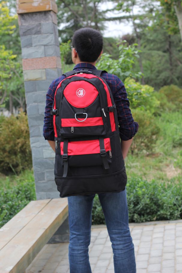 60L New Men's Hiking Extra Large Outdoor Casual Backpack_desvips.com