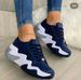 Low top sports shoes women new autumn casual thick soled serrated daddy shoes single shoes_desvips.com