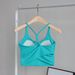 Pilates Sports Camisole Vest For Women, Integrated Fixed Chest Pad, Shockproof Fitness Cross Back Yoga Bra_desvips.com