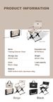 Lightweight Aluminum Folding Director's Chair - Portable Outdoor Camping, Beach, Fishing & Hiking Seat - Compact Travel & Picnic Furniture_desvips.com
