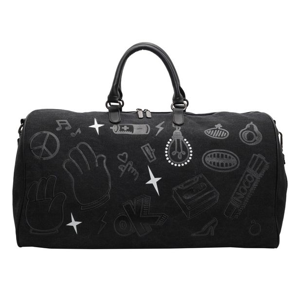 Fashionable Large Capacity Travel Bag, Commuting Lightweight Crossbody Bag, Printed Business Trip Outdoor Shoulder Bag_desvips.com