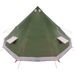Family Teepee Tent - Spacious Blue/Gray/Green Polyester Camping Retreat With Modern Design - 560 X 560 X 300 Cm_desvips.com