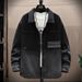 Retro washed spring and autumn new style outerwear, vintage men's denim jacket, loose and trendy versatile shirt top jacket_desvips.com