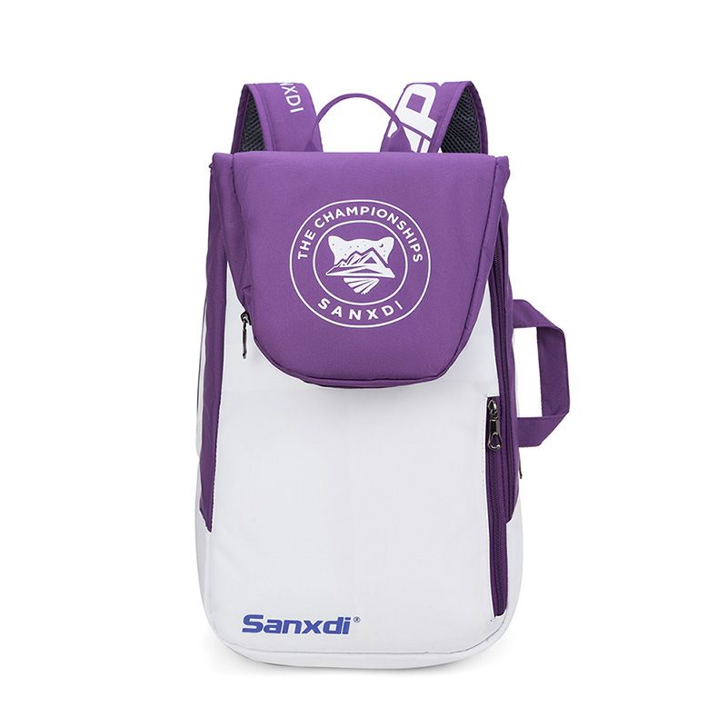 SANXDI New Tennis Backpack White Badminton Sports Bag 3-Pack Unisex_desvips.com