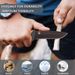 Fixed Blade Hunting Knife With Stainless Steel Blade, Sheath, Fire Starter, Sharpener, Whistle, And Compass For Survival, Tactical, Hunting, Fishing,_desvips.com