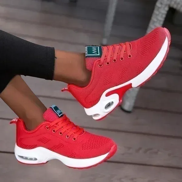 Women Running Breathable Outdoor Light Weight White Tenis Sports Shoes Casual Walking Sneakers For Wamen_desvips.com