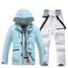 NOKO-Men's And Women's Ski Suit Sets For The Winter. Outdoor Windproof, Waterproof, And Warm Snowboard Jackets._desvips.com